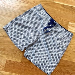 Mens Blue/Grey Swim trunks